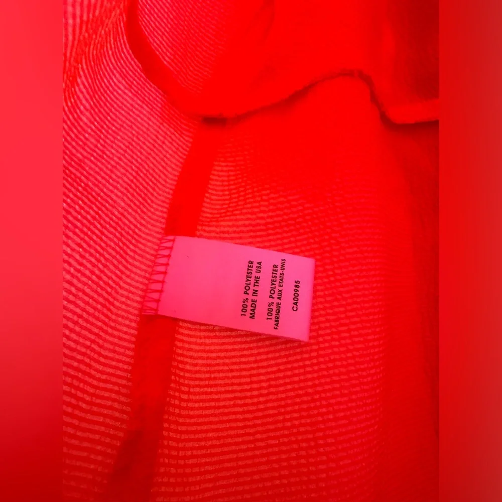 Nanette Lepore Neon Coral Totally Rad Top Size 6 - Picture 7 of 8
